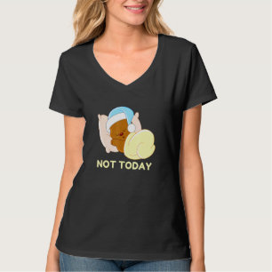 T-shirt Pas aujourd'hui Sleeping Bear Paresseux Nuit étoil