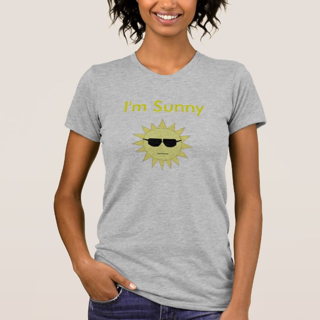 T-shirt pas aussi ensoleillé (Devant)