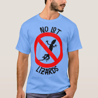 T-shirt pas beaucoup de lézards