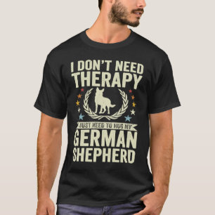T-shirt Pas besoin de thérapie juste serrer mon allemand a