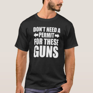 T-shirt Pas besoin d'un permis pour ces gymnases