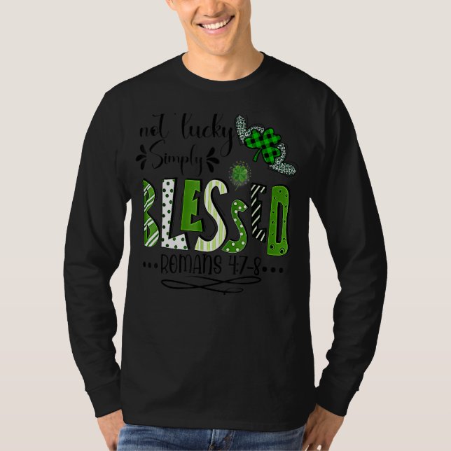 T-shirt Pas chanceux Simple Bénédiction St.Patricks Day Fo (Devant)