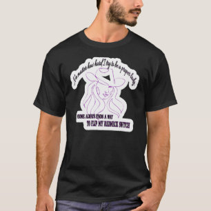 T-shirt Pas Comme J'Essaie D'Être Une Bonne Dame