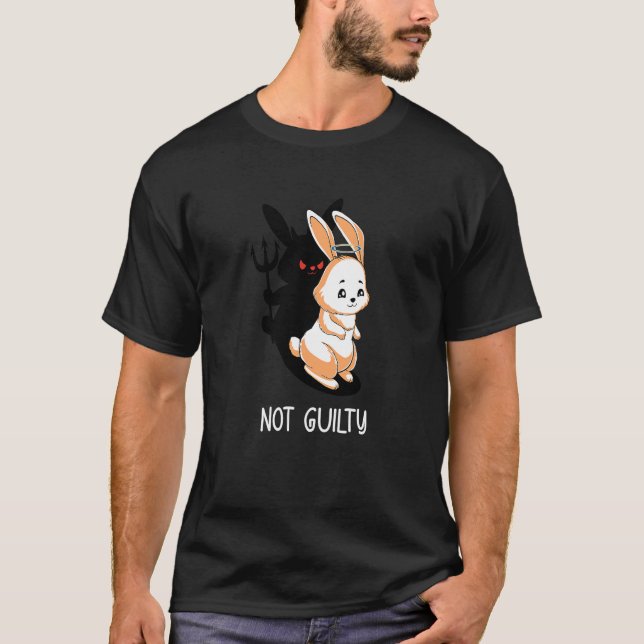 T-shirt Pas Coupable Angle Diable Rabbit Pas Coupable (Devant)
