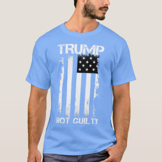 T-shirt Pas coupable Libre je suis avec Trump