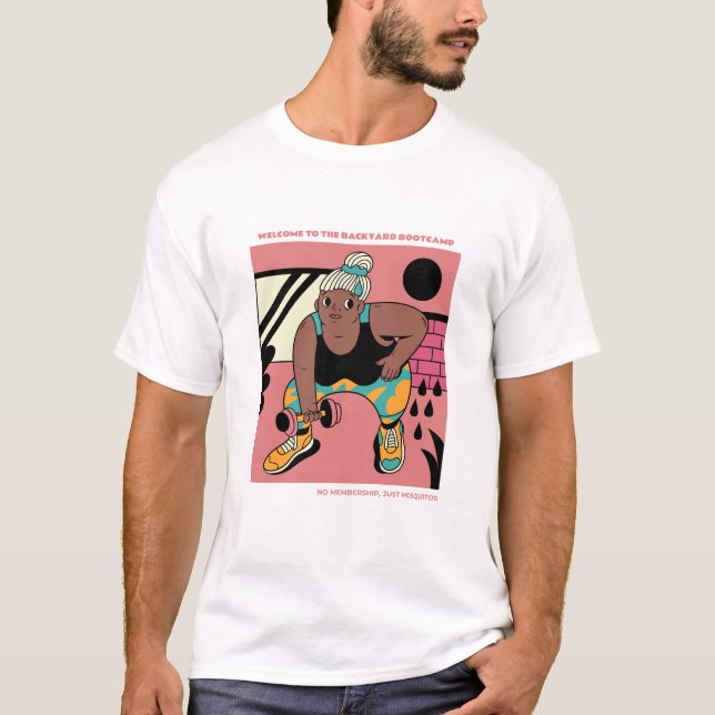T-shirt Pas d'adhésion, juste des moustiques (Devant)