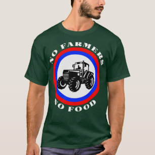 T-shirt Pas d'agriculteurs néerlandais Pas de nourriture 1