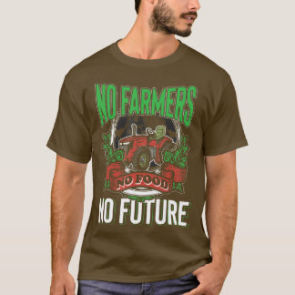 T-shirt Pas d'agriculteurs Pas de nourriture Pas d'agricul