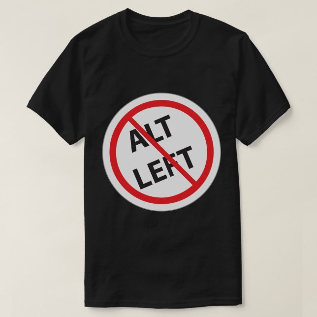 T-SHIRT PAS D'ALT GAUCHE (Design devant)