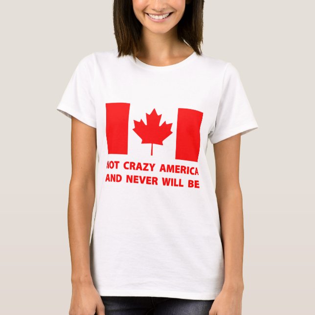 T-shirt Pas d'Amérique folle (Devant)