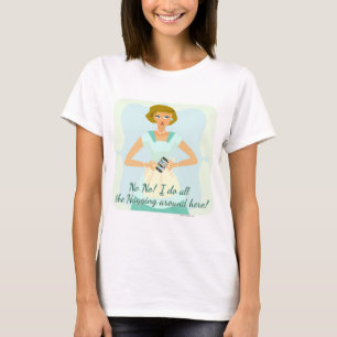 T-shirt Pas d'amusant Smart Phone Retro Art