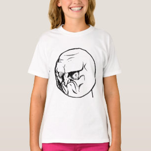 T-shirt Pas de bande dessinée Angry Rage Face Rage
