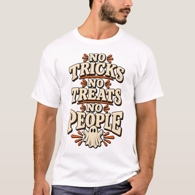 T-Shirt Pas de Blagues Pas de Friandises Pas de Pe (Devant)