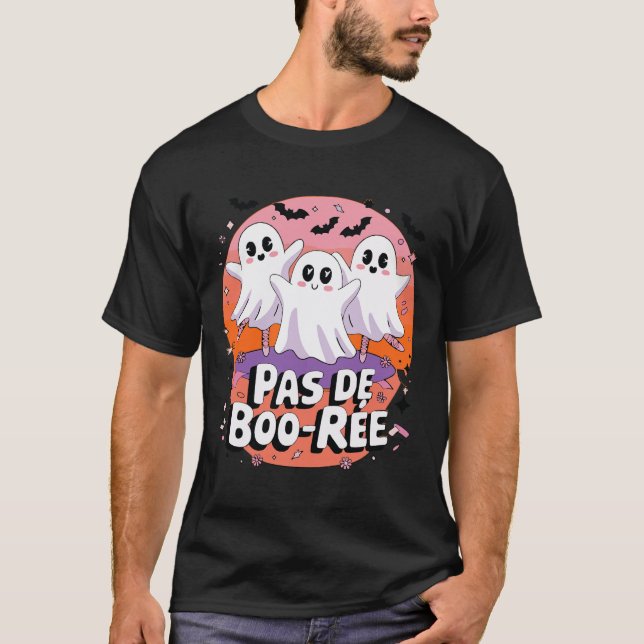 T-shirt Pas De Boo-rée Ghost Ballet Danse Professeur Funny (Devant)