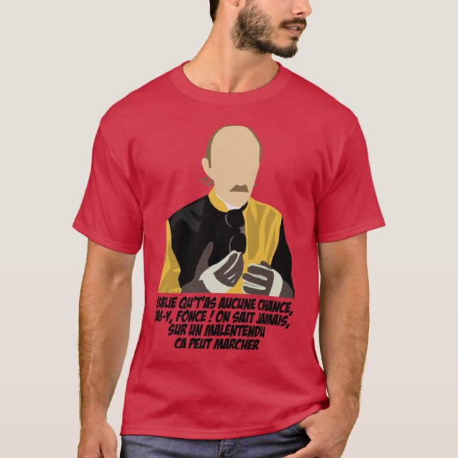 T-shirt Pas de CADEAU amis chance (Devant)