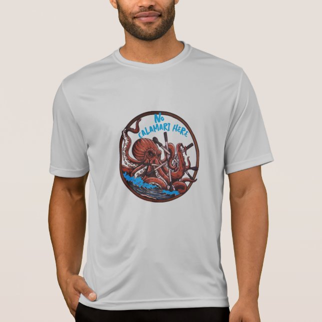 T-shirt pas de calamars ici (Devant)