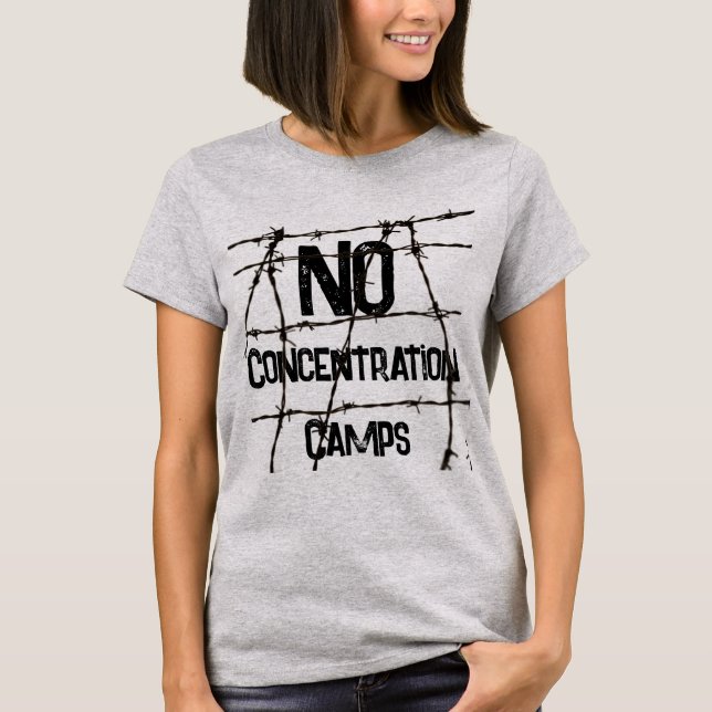 T-Shirt Pas de camps de concentration (Devant)