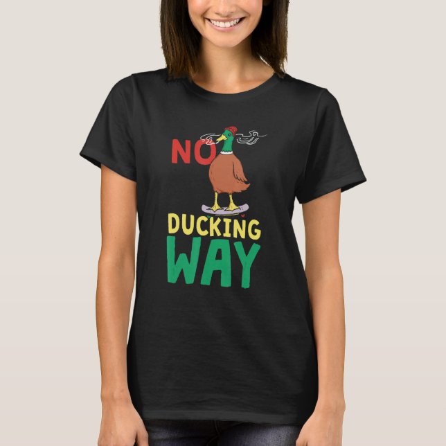 T-shirt Pas de canardage façon  Canard (Devant)