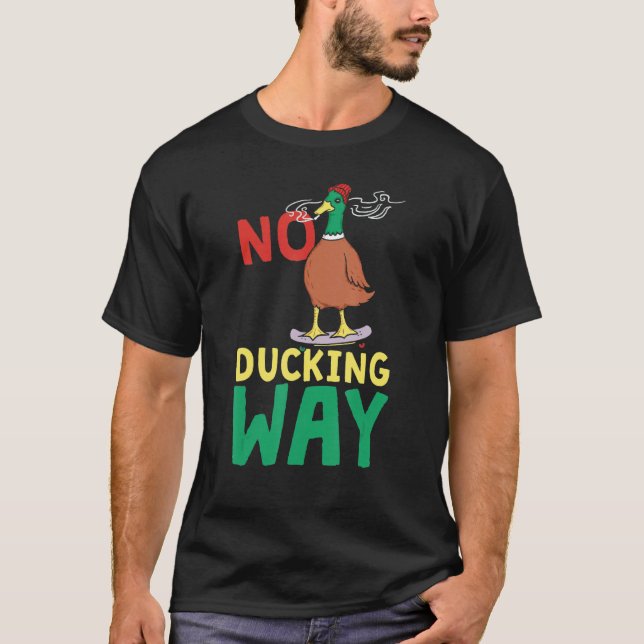 T-shirt Pas de canardage façon  Canard (Devant)
