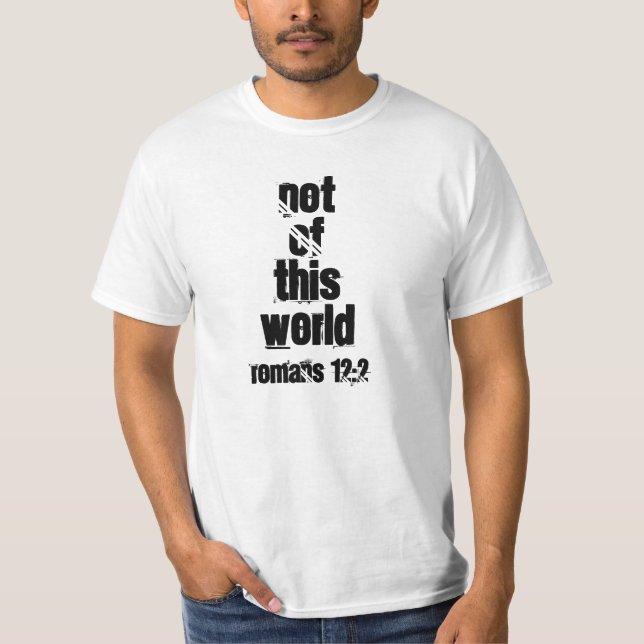 T-shirt Pas de ce monde (Devant)