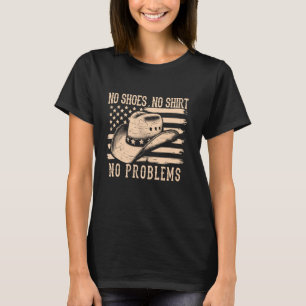 T-shirt Pas De Chaussures Pas De Chemise Pas De Problèmes