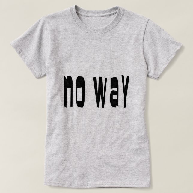 T-shirt Pas de chemin (Design devant)