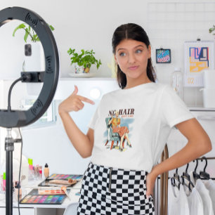 T-shirt Pas de cheveux, pas d'importance - sensibilisation