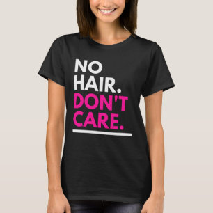 T-shirt Pas de cheveux rose