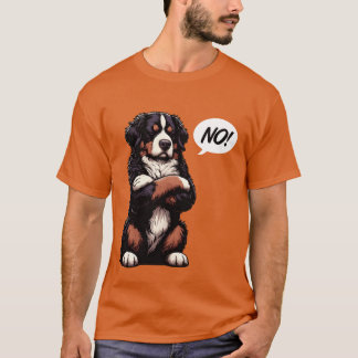 T-shirt Pas de chien de montagne bernois Chien de montagne