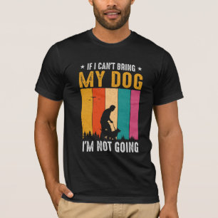 T-shirt Pas de chien je ne vais pas