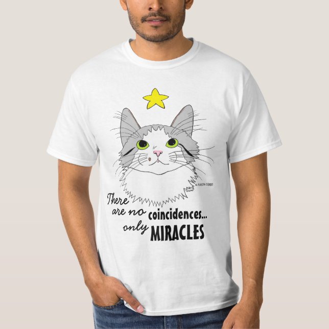 T-shirt Pas de coïncidences seulement Miracles (Devant)