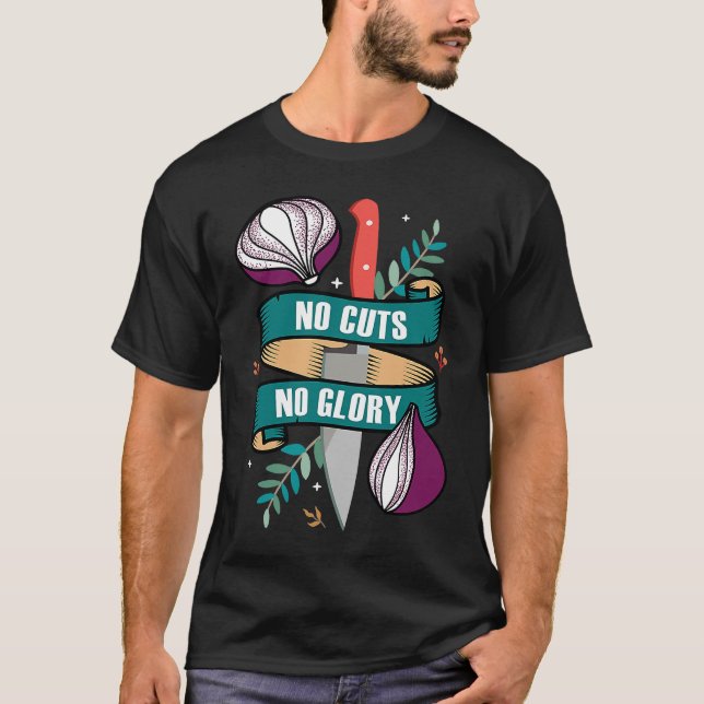 T-shirt Pas De Coupes Pas De Coupe Glory Onion Cuire Recet (Devant)