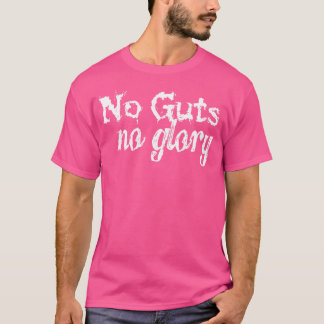 T-shirt Pas De Coups Pas De Glory D822 Salle De Fitness En