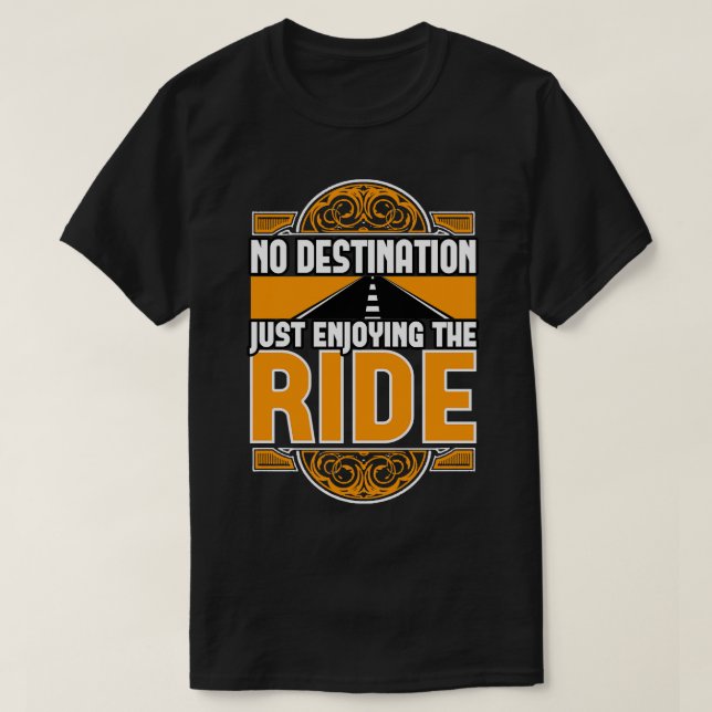 T-shirt Pas De Destination Qui Se Contente De Faire Le Tou (Design devant)