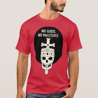 T-shirt Pas de dieux Pas de maîtres 1