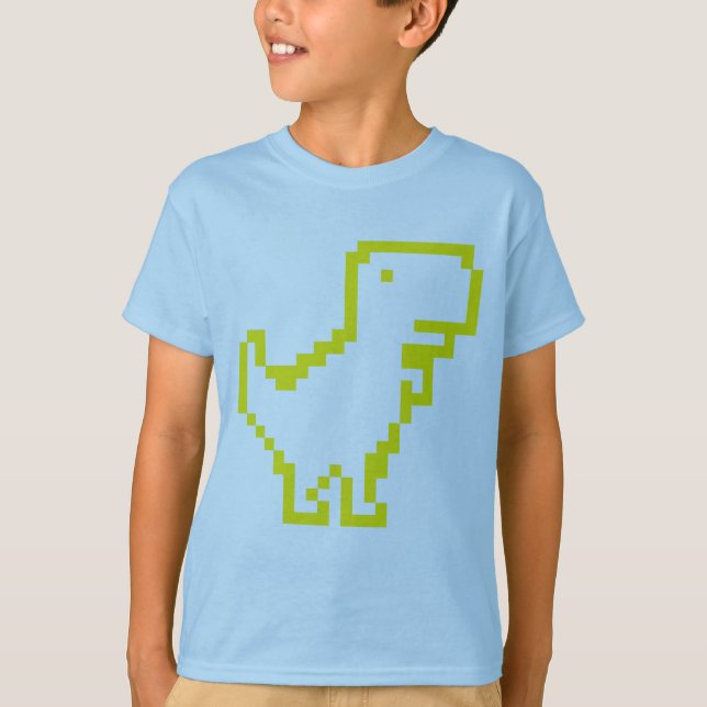 T-shirt Pas de Dinosaure Internet (Devant)