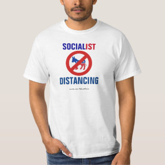 T-shirt Pas de distanciation socialiste des démocrates