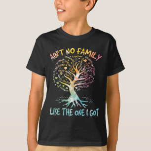 T-shirt Pas de famille comme celle que j'ai, famille Tie D