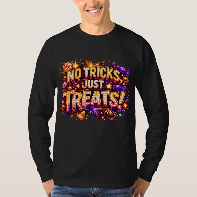 T-shirt PAS DE FARCES, JUSTE DES FRIANDISES ! Art de star  (Devant)