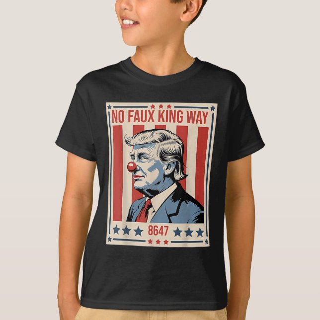 T-shirt Pas de faux roi Way 86 47  (Devant)