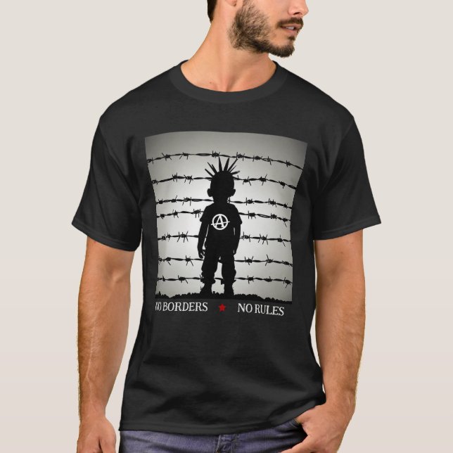 T-SHIRT 'PAS DE FRONTIÈRES' (Devant)