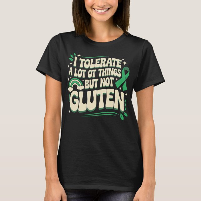 T-shirt Pas de gluten, pas de problème (Devant)
