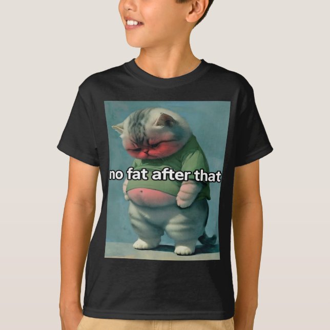 T-shirt pas de graisse après ça (Devant)