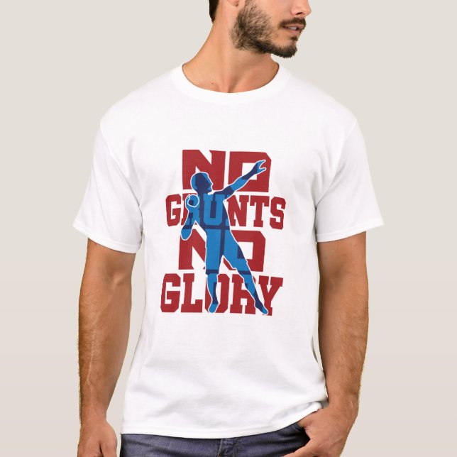 T-shirt Pas de grunts Pas de glory Shot Placer la piste et (Devant)