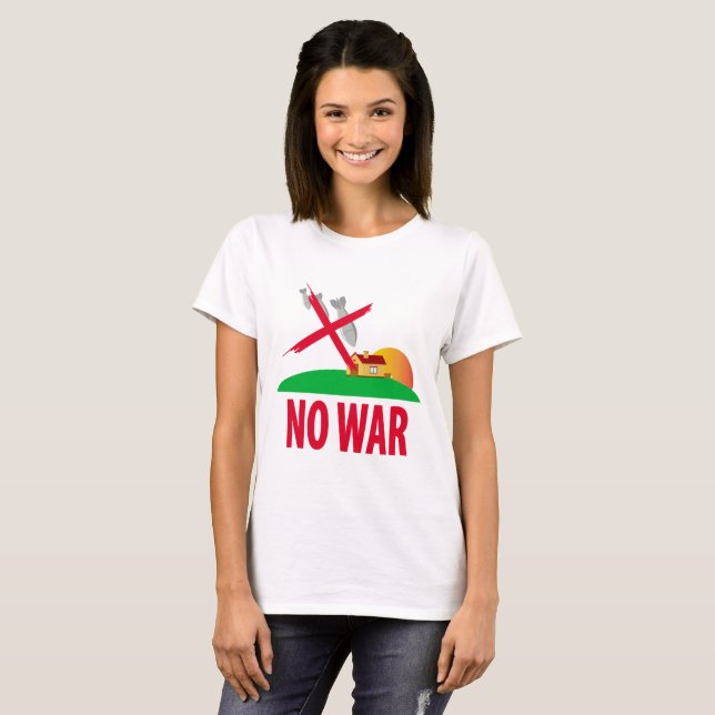 T-shirt Pas de guerre (Devant entier)