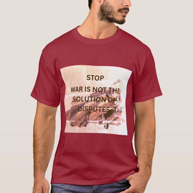 T-SHIRT PAS DE GUERRE (Devant)