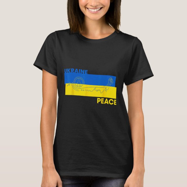 T-shirt Pas de guerre - Conceptions pour le mouvement pour (Devant)