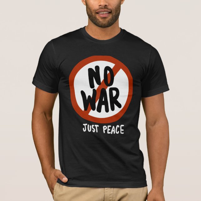 T-shirt Pas de guerre juste la paix (Devant)