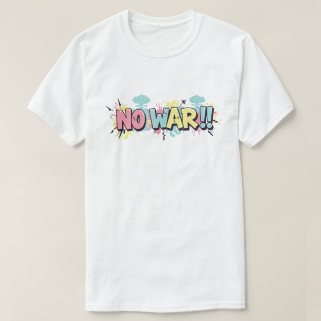 T-shirt Pas de guerres (Design devant)