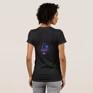 T-shirt Pas de jours de repos | Conception de typographie